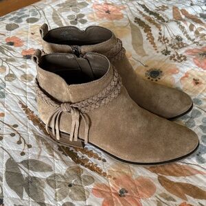 Michael Shannon Brown Suede Ankle Boots